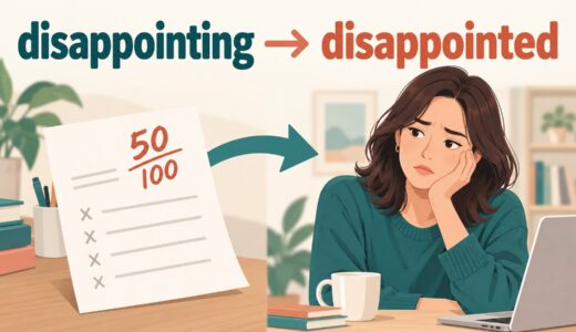 disappointedとdisappointingの意味・違い｜I’m disappointedを例文解説
