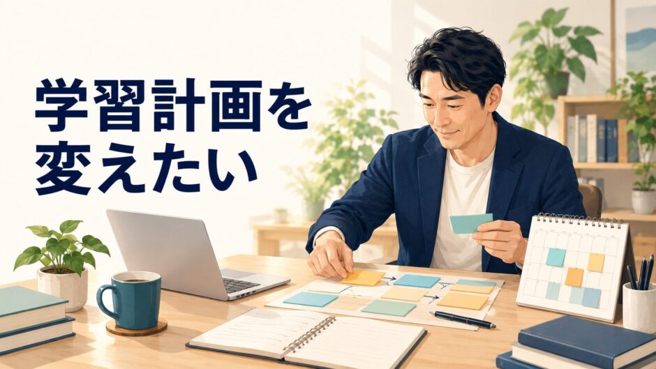 英語の学習計画を組み替える受講者
