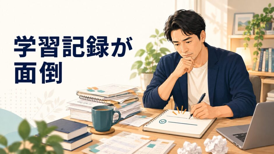 英語コーチングの学習記録を簡素化する受講者