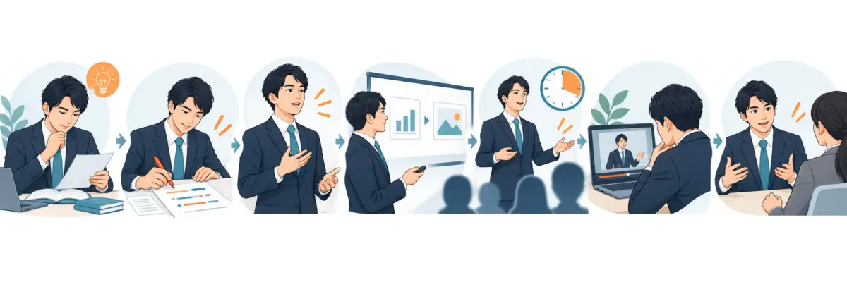 英語プレゼン練習の7ステップ