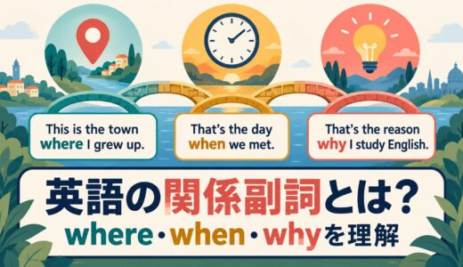 英語の関係副詞とは？where・when・why・howの使い方と関係代名詞との違い