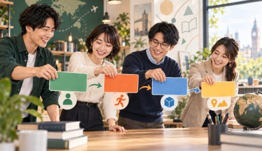 英語語順・並べ替えクイズ｜カードで英文を作るレベル別20問