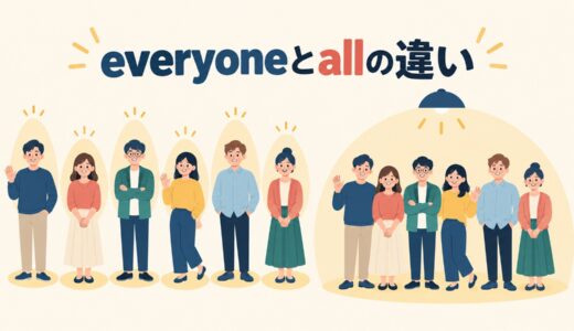 everyoneとallの違い｜「みんな・全員」の使い分けとall of usを例文解説