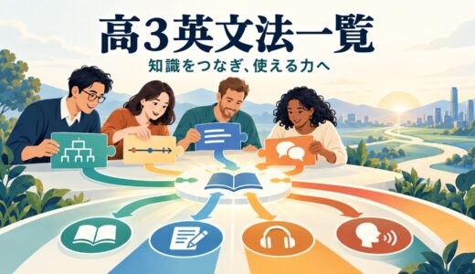高3英文法一覧｜大人が英会話のために学び直す順番と重要単元