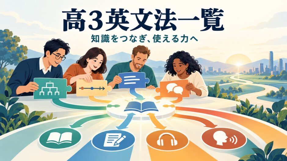 高3英文法一覧｜知識をつなぎ、使える力へ