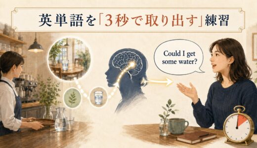 英単語がすぐ出てこない理由｜語彙アクセスを速くする「3秒トレーニング」