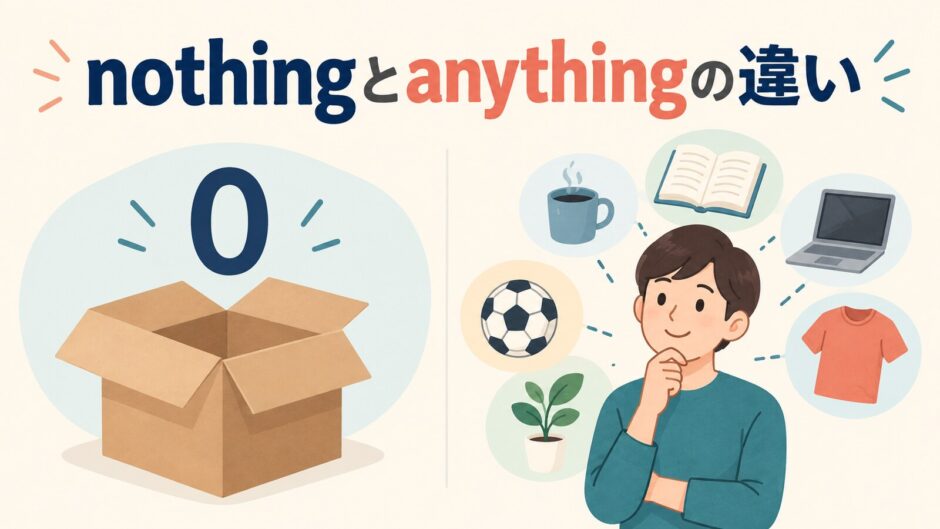 nothingとanythingの違いを表すアイキャッチ