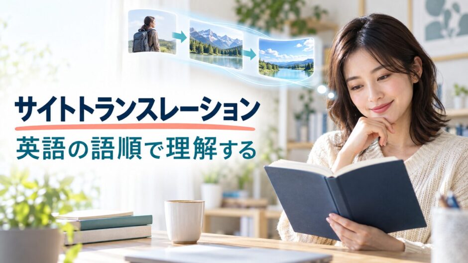 サイトトランスレーションで英語の語順のまま理解する学習法
