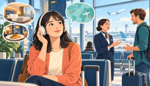 海外旅行リスニングクイズ｜空港・ホテル・レストランの英会話10問