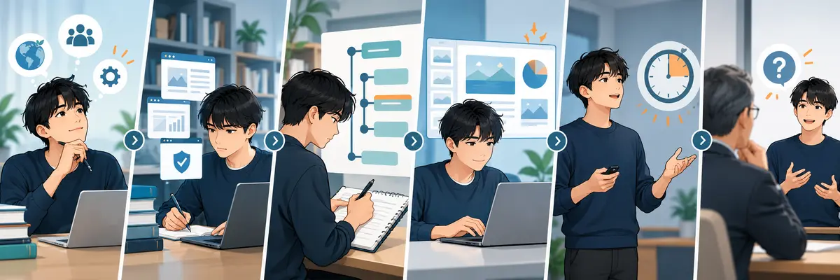 大学の英語プレゼンを準備する6ステップ