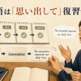 今日・翌日・3日後・1週間後に英単語を思い出して声に出す復習法