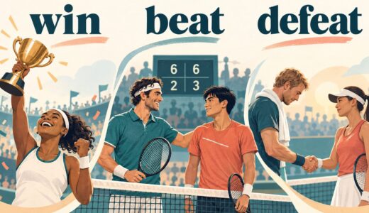 win・beat・defeatの違い｜「勝つ」を試合・相手・打ち破るで使い分け